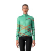 Castelli Diagonal W, Light green Veľkosť: S Zateplený dres s dlhým rukávom