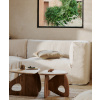 Ferm Living Modulárna rohová sedačka Catena Loose Drape – prírodná