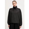 Bunda Calvin Klein Performance čierna farba, prechodná, oversize, LVGWF5J405 XS