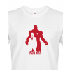 Pánske tričko Iron Man, Barva Bílá, Velikost 5XL Bezvatriko.cz 0068