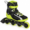Spokey MrsFIT Fitness kolečkové brusle, černo-žluté, vel. 41
