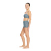 Dievčenské menštruačné plavky Modibodi Hi Waist Short Super Luna Blossom Black spodný diel (DMPMPHWSSLBB) 8-10 let