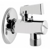NOVASERVIS Rohový ventil s filtrom, krytkou a kovovou pákou 1/2x3/8 CF3010/10