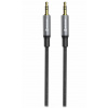Swissten audio kabeltextile jack (samec) / jack (samec) 1,5 m čierny (nahrádza 73501101)