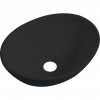 CERANO - Umývadlo keramické Minio - na dosku - čierna matná - 34,5x26 cm CER-477008
