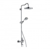 AXOR Montreux Showerpipe s termostatickou batériou a hornou sprchou 1jet, chróm, 16572000