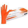 UNIGLOVES Nitrilové rukavice oranžové - Orange Pearl, 100 ks Veľkosť: XL (10)