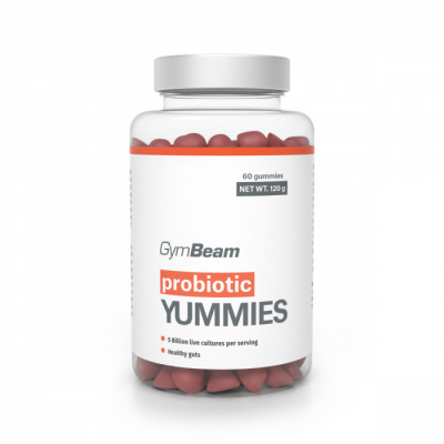 GymBeam Probiotiká Yummies 60 kaps. čerešňa