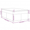 vidaXL Boxspring posteľ s matracom, tmavosivá 120x190 cm, látka - Sivá - 97086-52108