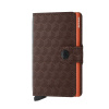 Secrid Miniwallet Optical Brown-Orange