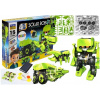 LEAN TOYS Solárny robot 4v1 Tyrannosaurus Rex