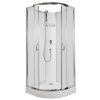 ARTTEC BRILIANT 90 x 90 cm - Sprchový box model 1 činčila sklo PAN04348