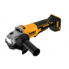 DeWalt Uhlová brúska 18V XR 125 mm s bezuhlíkovým motorom a pádlovým spínačom (bez aku) DCG408N