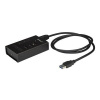 StarTech.com 4 Port USB 3.0 Hub, USB Type-A to 1x USB-C & 3x USB-A, Commercial Metal USB Hub, SuperSpeed 5Gbps USB 3.1/3.2 Gen 1, Self Powered, BC 1.2 Fast Charge/Sync, Mountable/Rugged - Windows/macO