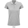 SOL's Collection Polokošile Planet Women piqué, krátký rukáv, dámská COT25357507713-grey melang 3XL Melír šedá