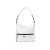 WANDA dámska koženková kabelka Biela