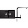 Set Schock S8-9 (dřez Mono D-150 Stone + baterie Epos.120 Chrom)
