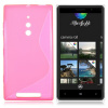 Gumený kryt S Line na Nokia Lumia 830 - rúžová