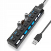 HUB USB 7 PORTOV ROZDEĽOVAČ ROZBOČOVAČ PREPÍNAČ