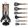 Sada kuchynského náradia 7 ks KOMPLET Lyžica Metlička Kliešte Stojan