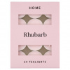Tesco Home Rhubarb vonné čajové sviečky 24 x 8,3 g