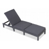 Záhradné lehátko - Skladací technorattan Deckchair (Skladací technorattan Deckchair)