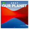 NOTIQUE Poznámkový kalendár Naša planéta 2027, PLASTIC FREE, 30 x 30 cm