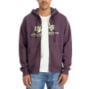 Alpha Industries Basic Zip Hoody pánska mikina plum Veľkosť: M, Farba: fialová