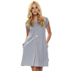 Nočná košeľa Dn-nightwear TCB.9703 Farba: Sivá, Veľkosť: S