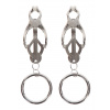 Taboom Butterfly Clamps with Ring Silver