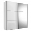 Moderano SKRIŇA S POS. DVER. – HOR.VED, biela, 200/222/68 cm - Skrine - 000531006085