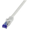 LogiLink C6A142S RJ45 CAT 6A S/FTP 50.00 m sivá 1 ks; C6A142S