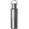Nerezová fľaša Klean Kanteen Rise 0,473 l/16oz Vacuum Classic (w/ Bamboo) - Brushed Stainless uni