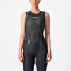 CASTELLI Cyklistické tričko bez rukávov - PRO MESH W - čierna