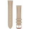 Garmin Kožený remienok 20mm (pre Venu, Venu Sq, Venu 2 plus aj.), béžový, Quick Release, 010-12924-21