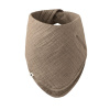 Bibs Bandana mušelínový podbradník z BIO bavlny Dark-oak