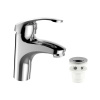 Mereo Umývadlová stojanková batéria vyššia, Sonáta, s clic-clac CH03P, chróm CB10104NC