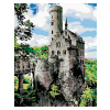 Diamantové maľovanie - RYTIERSKY HRAD Rámovanie: bez rámu a bez vypnutia plátna, Rozmer: 40x50 cm