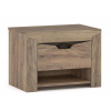 Casarredo Nočný stolík 2 ks SANDRA wenge/dub tabaco