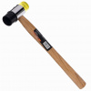 Kraft-Dele Gumené plastové kladivo 35 mm s drevenou rukoväťou KD904
