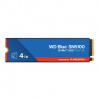 SSD 4TB WD Blue SN5100 NVMe M.2 PCIe Gen4 2280 WDS400T5B0E