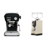 Ascaso Dream ONE, Dark Black + Eureka Mignon Specialita, CR cream
