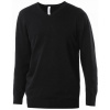 KARIBAN VINTAGE JUMPER K965 / Pánsky sveter do V - dark grey XL