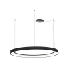 LED 2 Závesné vnútorné stropné svietidlo BELLA SLIM P.98 cm čierne - TRIAC stmievanie