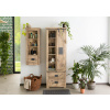 Bighome - IRON Šatníková skriňa Mango 70x35x195, bielená, lakovaná