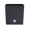 Prosperplast Kvetináč Rato Square antracit 26,5 x 26,5 x 50 cm DRTS265-S433