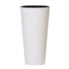Kvetináč Prosperplast TUBUS SLIM biely lesk 25 cm