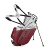 Big Max Dri Lite Hybrid Plus stand bag White/merlot