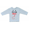 Kojenecká košilka Gama s větším nápisem Jsem malý Ďáblík velikost 56