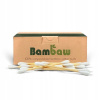 Bambaw, vatové tyčinky do uší, bambusové, 200 ks